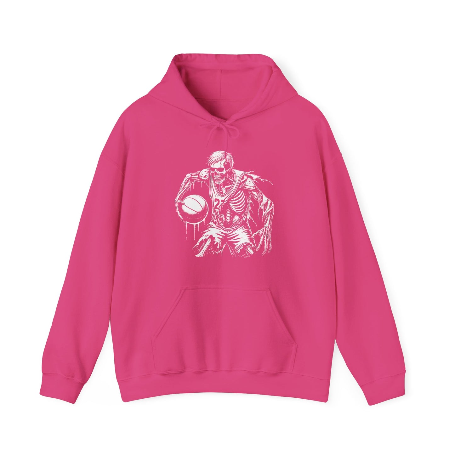 Hardcourt Horror - Zombie Basketball Player Hoodie