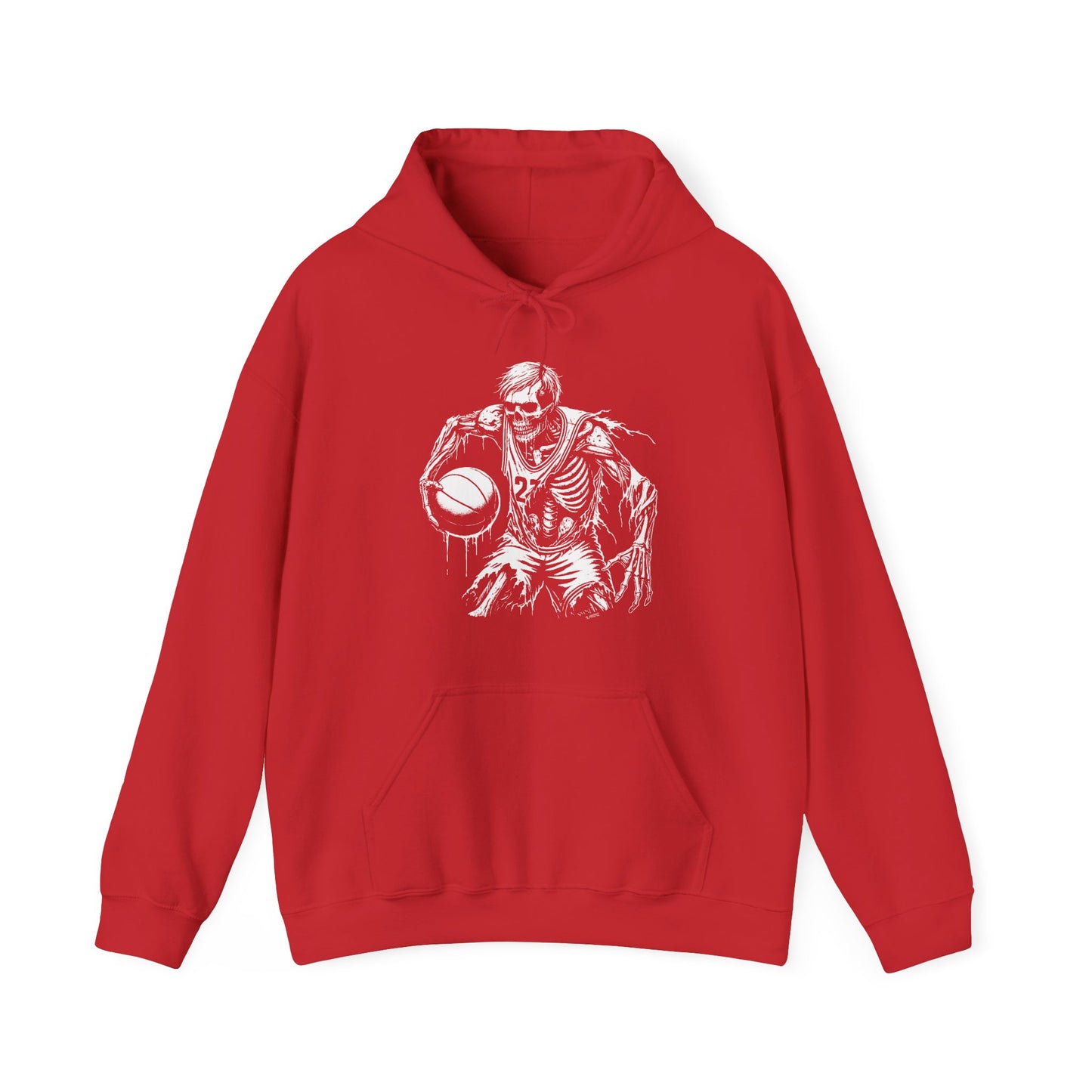 Hardcourt Horror - Zombie Basketball Player Hoodie